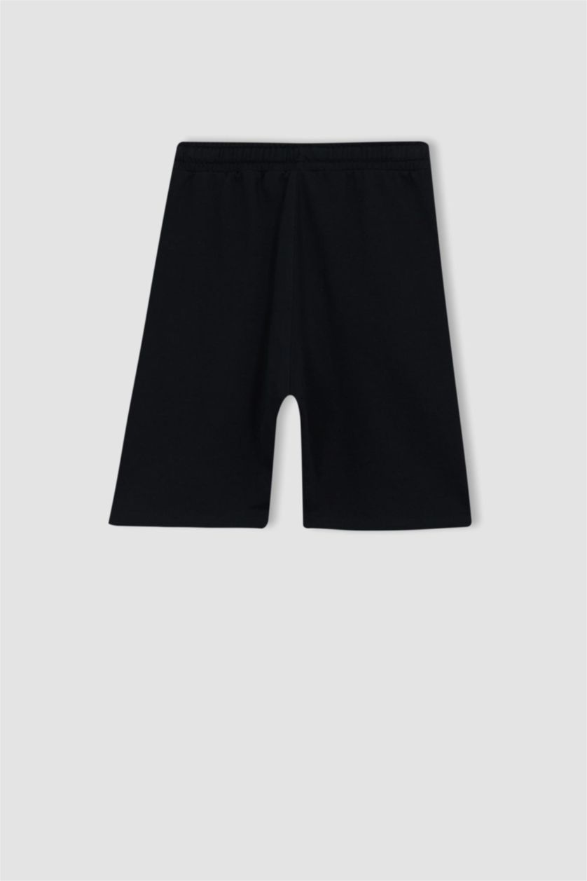 Boys & Teens Black Boy Regular Fit NBA Chicago Bulls Shorts