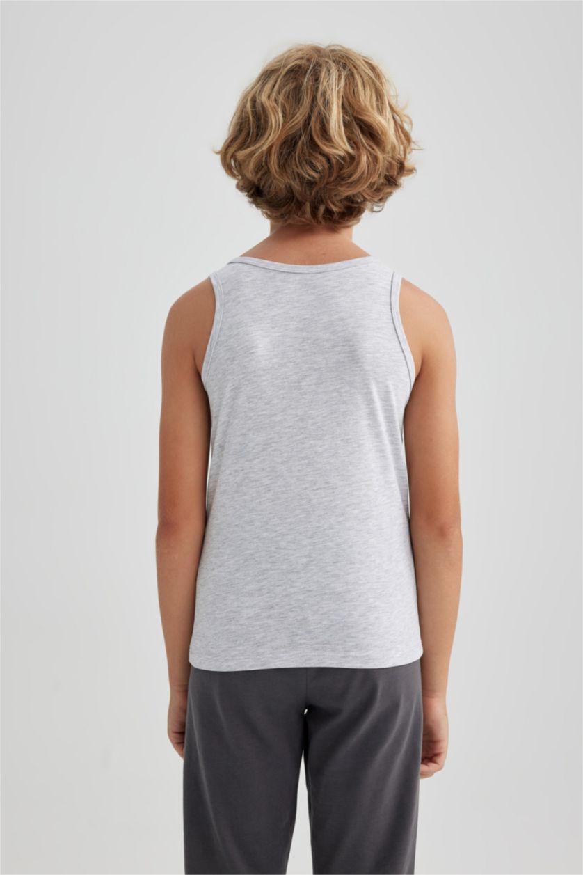 BOYS & TEENS NAVY Boy 2 piece Regular Fit Tank Top