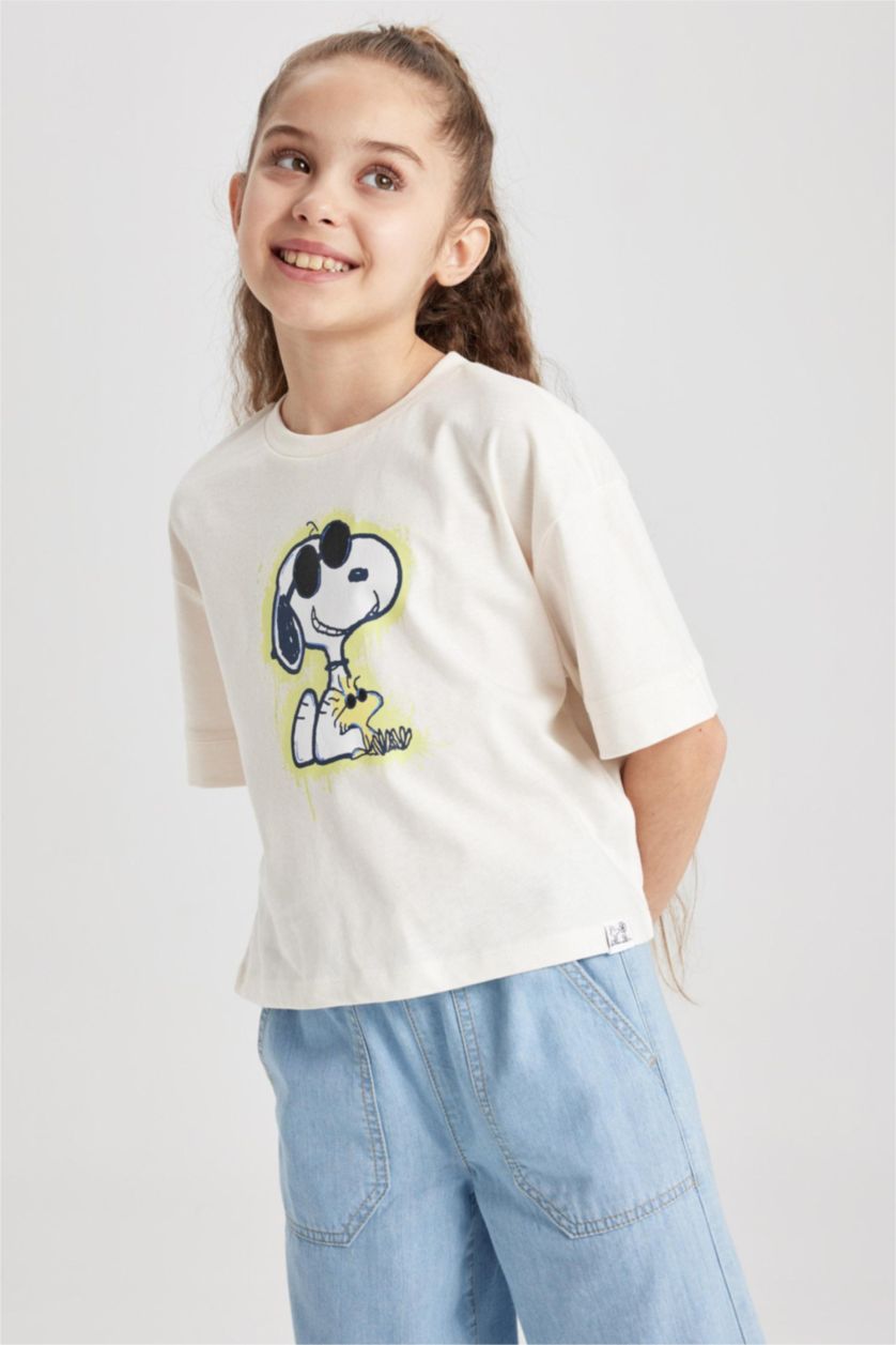 بنات بيج فاتح تي شيرت كروب بناتي نص كم من سنوبي