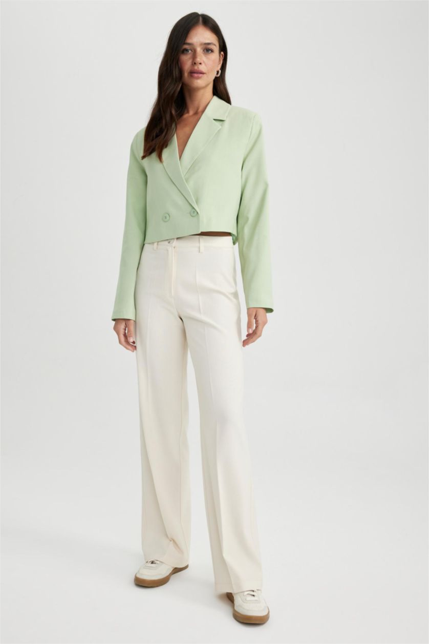 WOMAN Mint Regular Fit Blazer