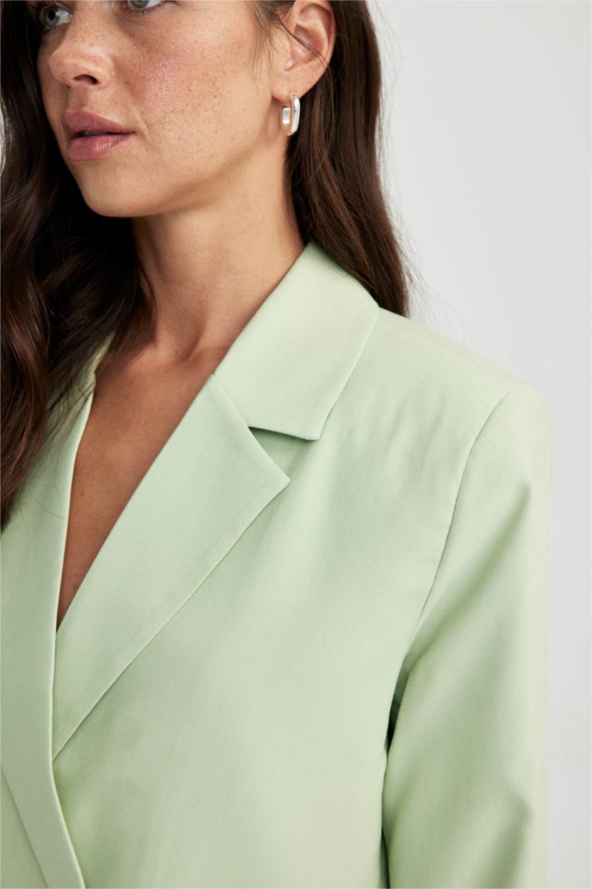 WOMAN Mint Regular Fit Blazer