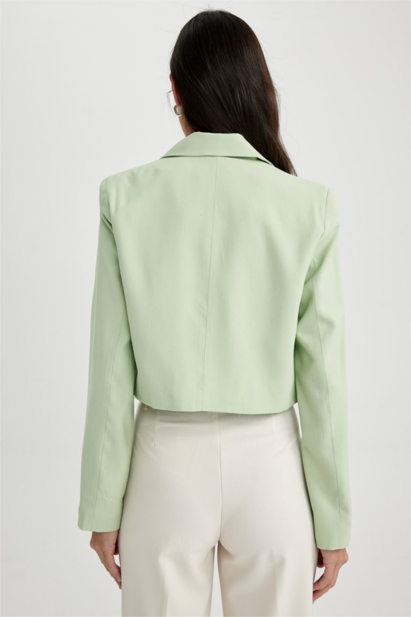 WOMAN Mint Regular Fit Blazer