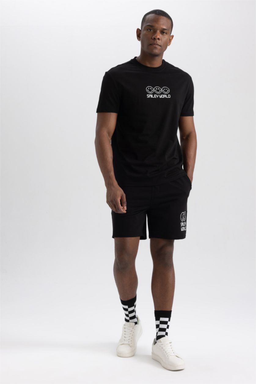 HOMME Noir Short Slim Smileyworld