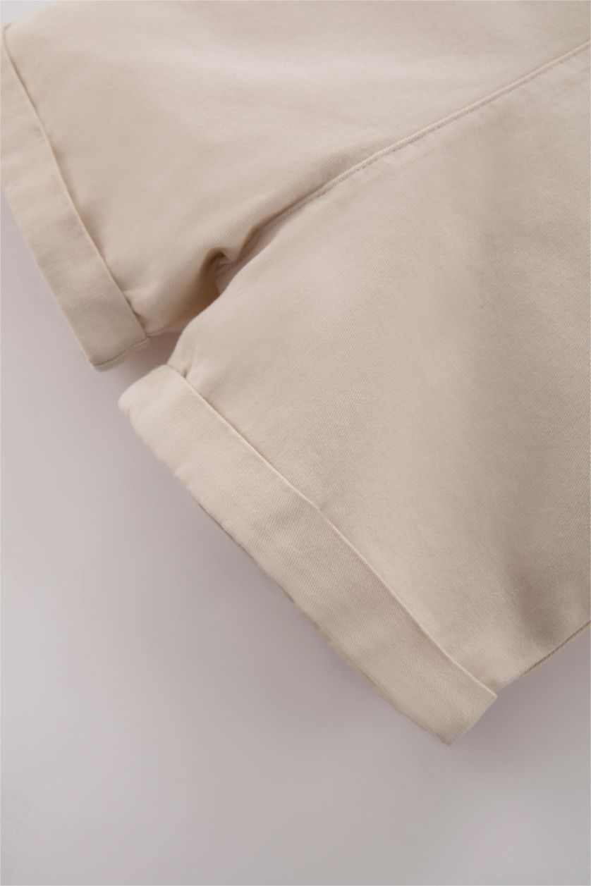 BABY BOY Ecru 2 piece Regular Fit Slogan Set