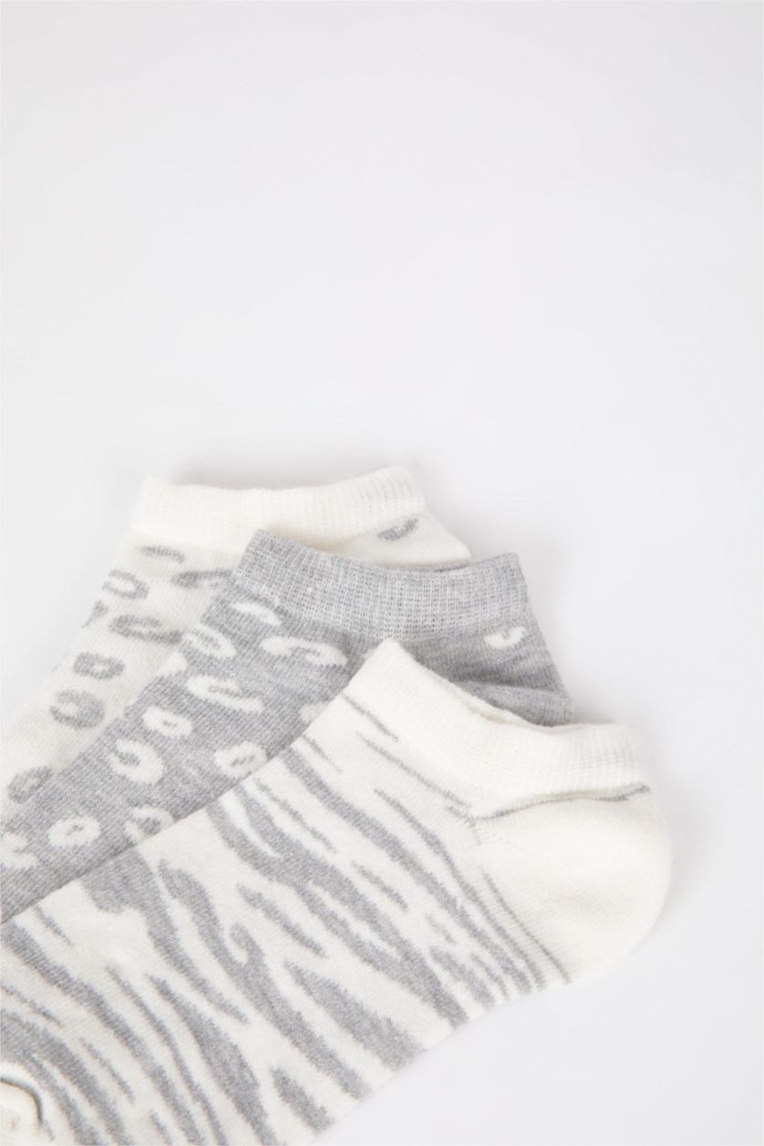 نساء Karma جوارب قصيرة قطن مطبوعة من 3 قطع