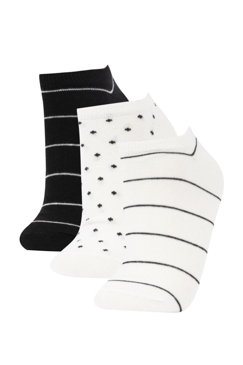 FEMME Karma Lot de 3 paires de chaussettes en coton pour femme