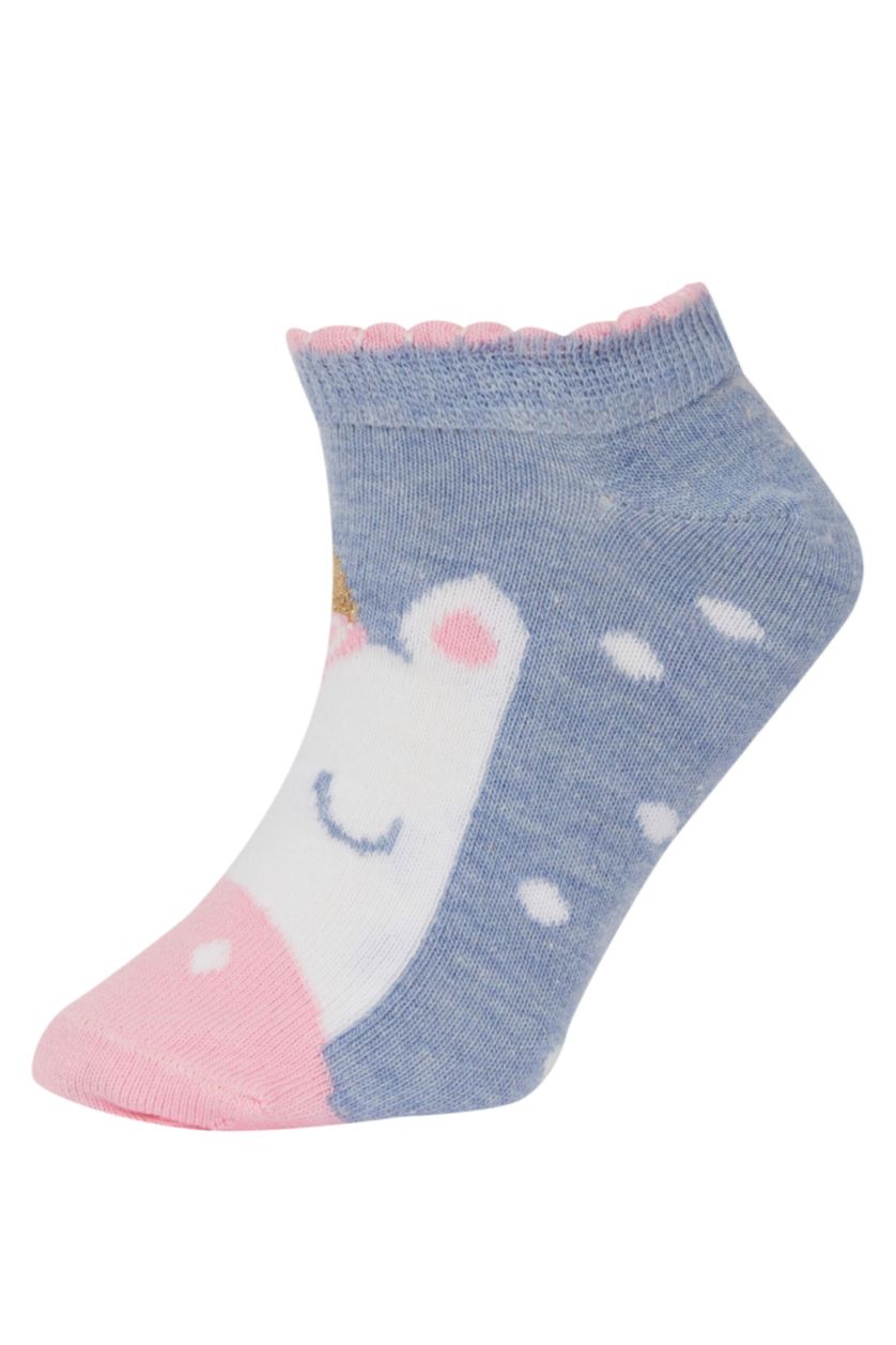 بناتي MIXED شرابات قصيرة بناتي قطن من 7 قطع