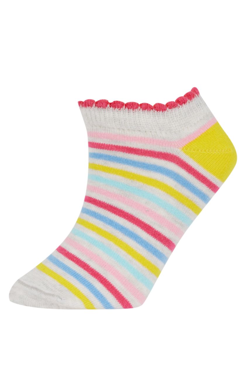 بناتي MIXED شرابات قصيرة بناتي قطن من 7 قطع