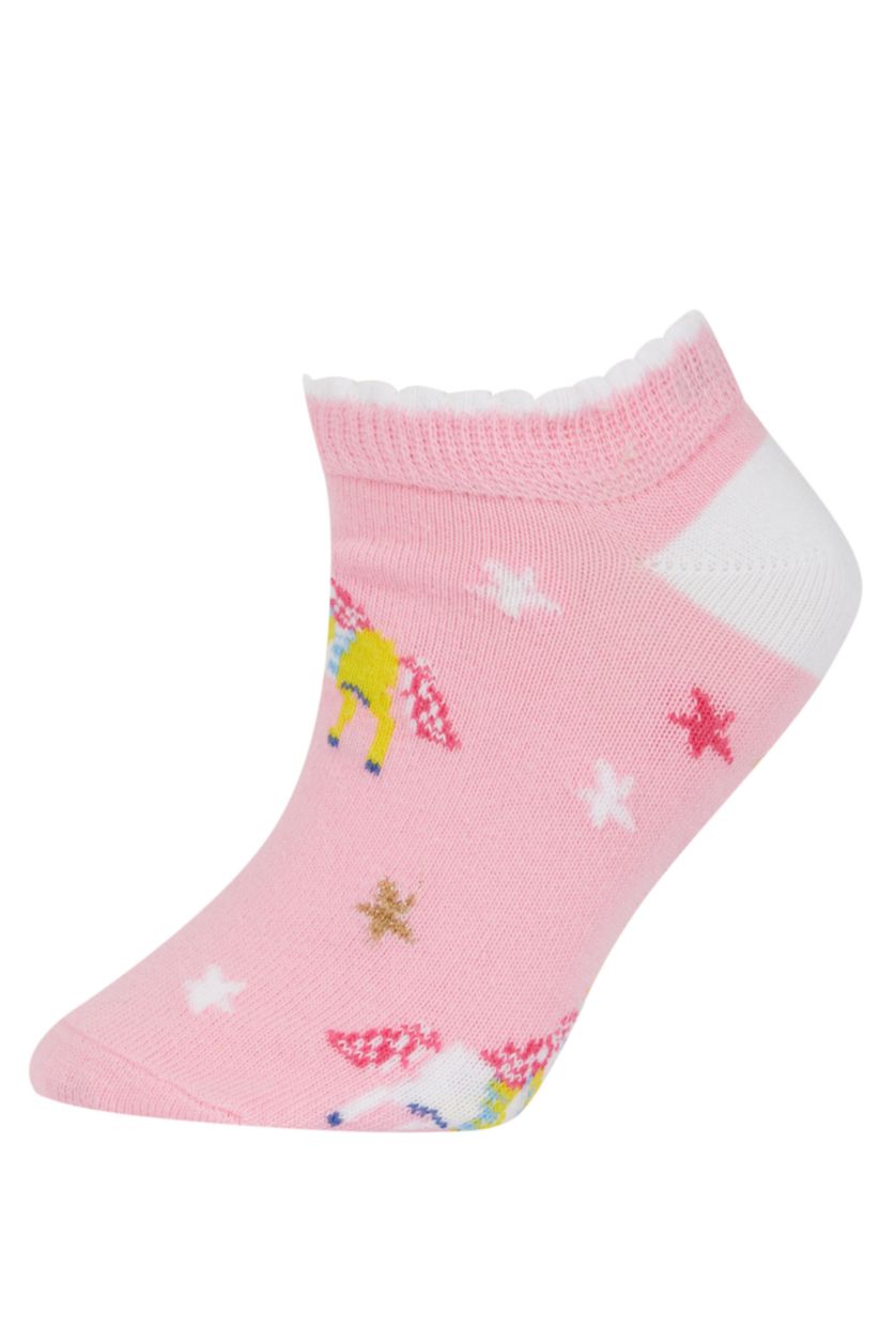 بناتي MIXED شرابات قصيرة بناتي قطن من 7 قطع