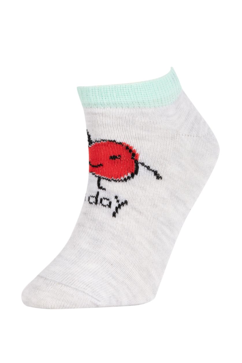 بناتي MIXED شرابات قصيرة بناتي قطن من 7 قطع