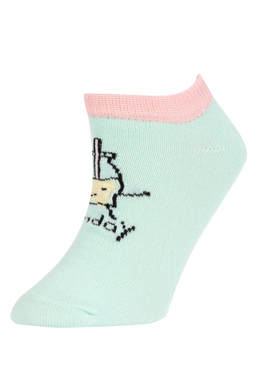 بناتي MIXED شرابات قصيرة بناتي قطن من 7 قطع