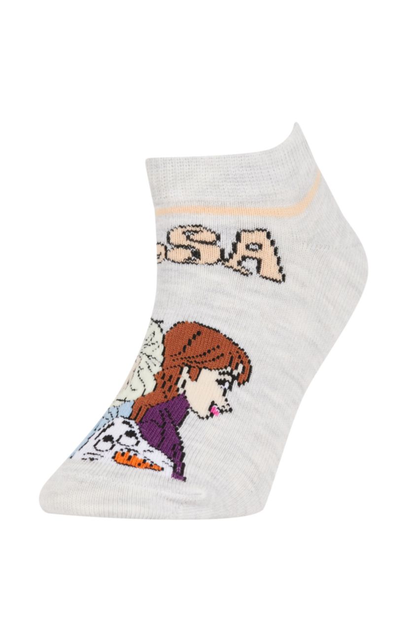 Girls & Teens Karma Girl Frozen Licensed 3-Pack Cotton Booties Socks