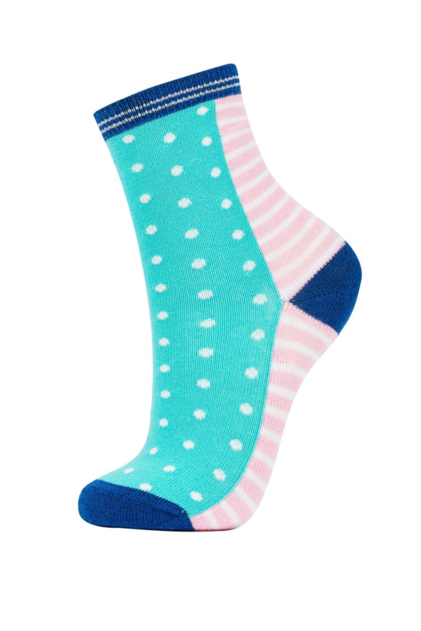 GIRLS & TEENS MIXED Girls 5 Pack Cotton Long Socks