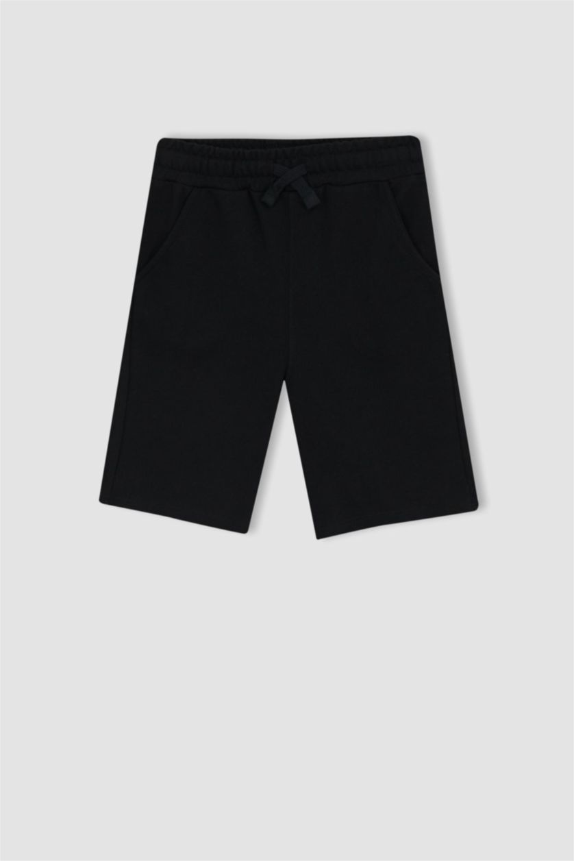 BOYS & TEENS Black Boys Short Sleeved 2-piece Set