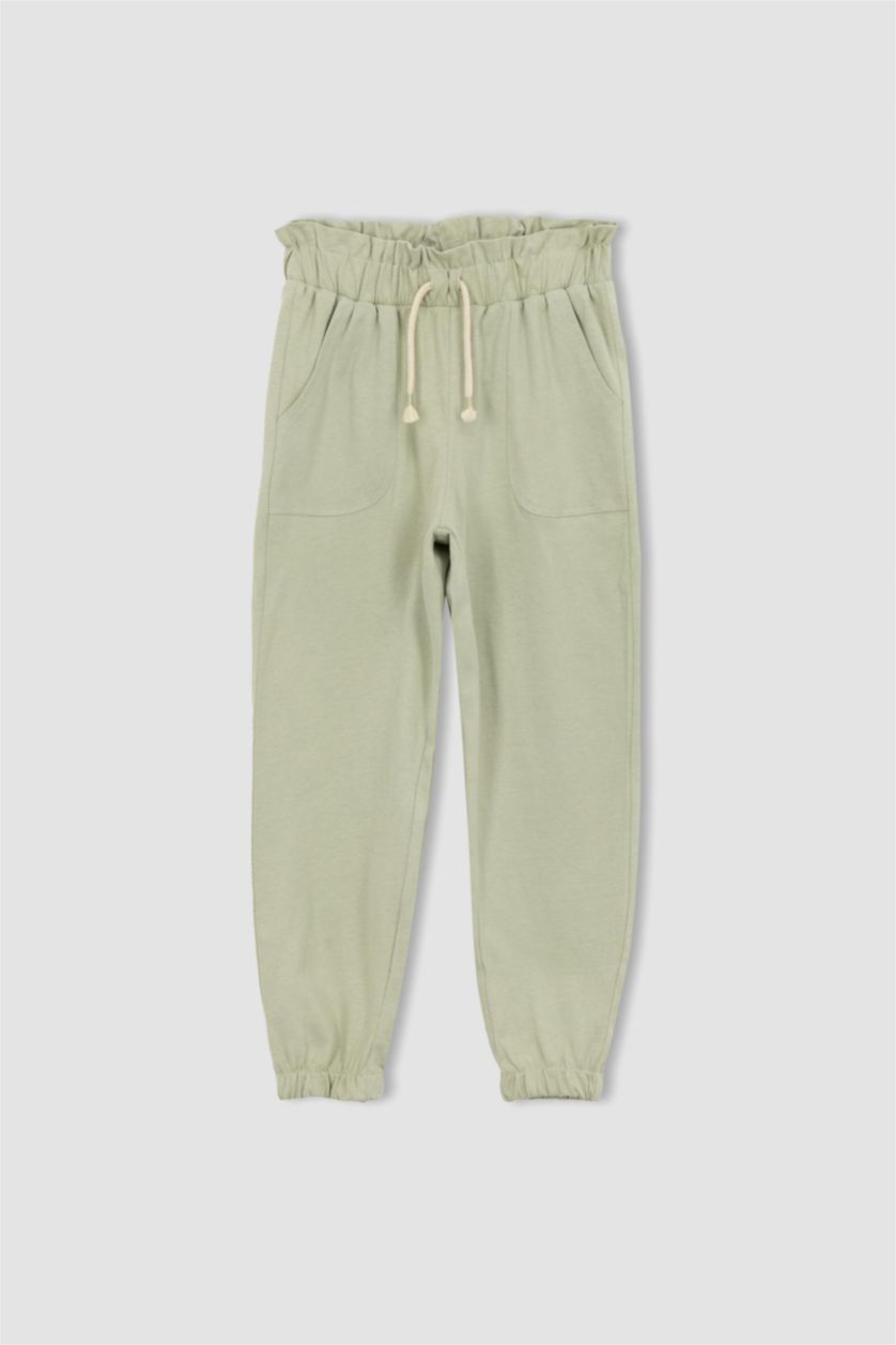 بنات أكوا بنطلون بناتي جيرسي جوجر فيت