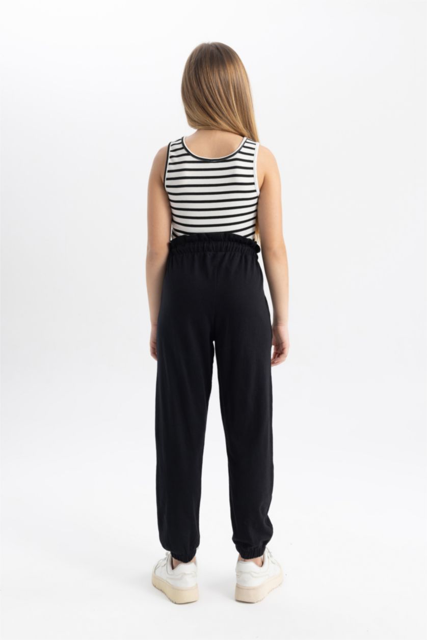 GIRLS & TEENS Black بنطلون جوجر فيت