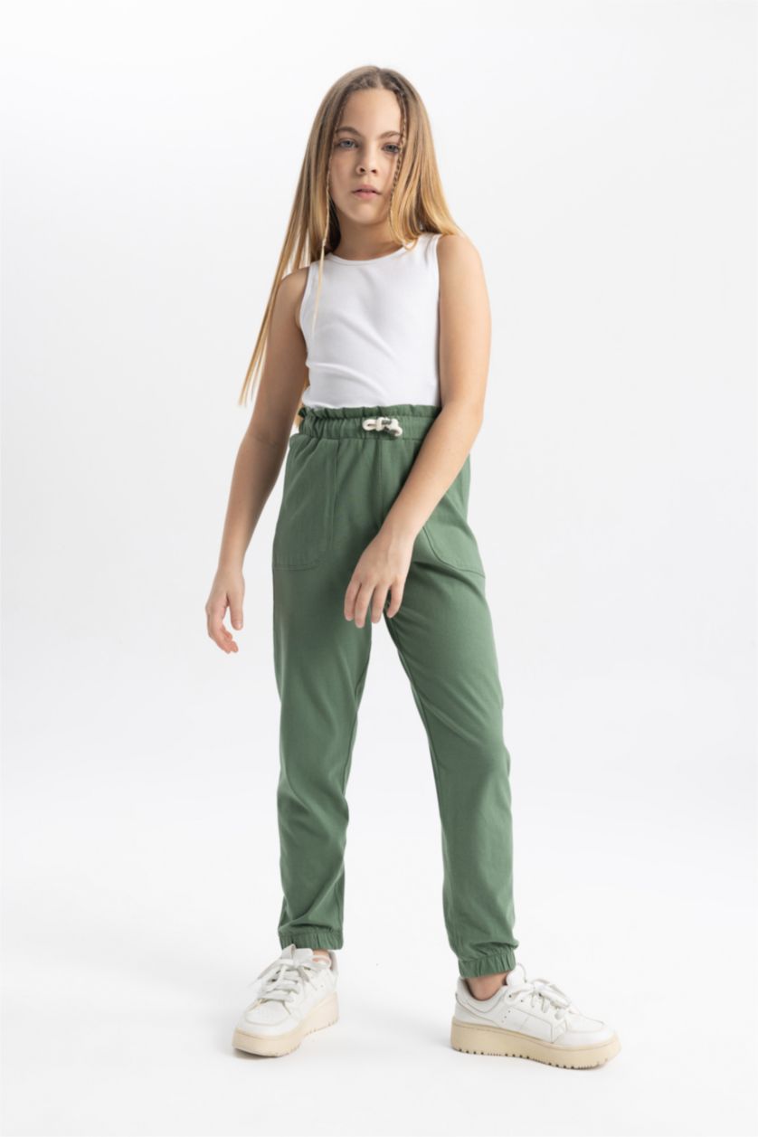 GIRLS & TEENS Khaki Girl Jogger Sweatpants