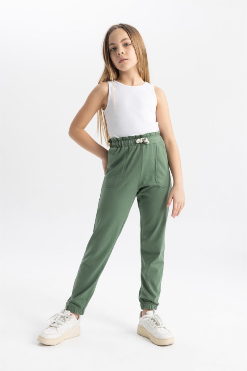 GIRLS & TEENS Khaki Girl Jogger Sweatpants