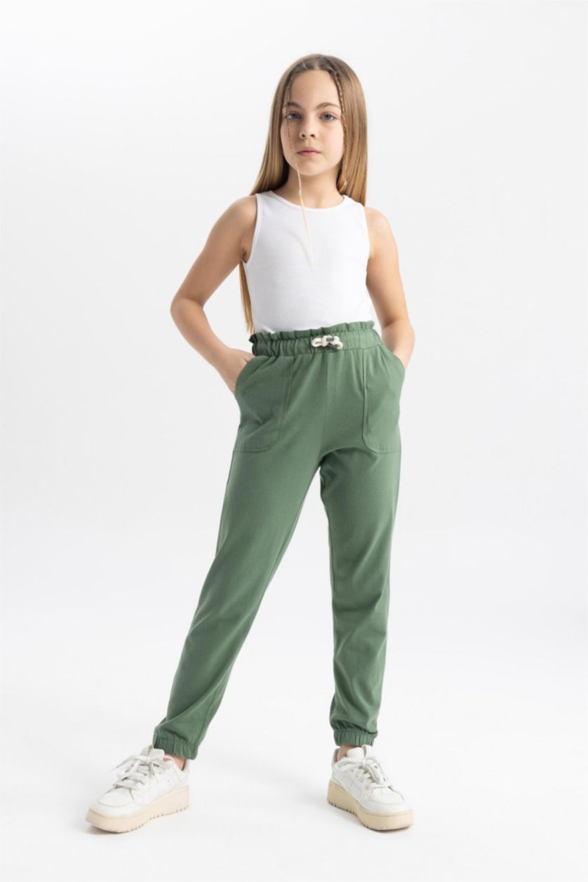 GIRLS & TEENS Khaki Girl Jogger Sweatpants