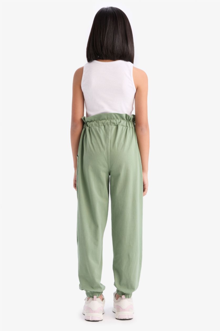 بنات أخضر فاتح بنطرون جوجر بناتي