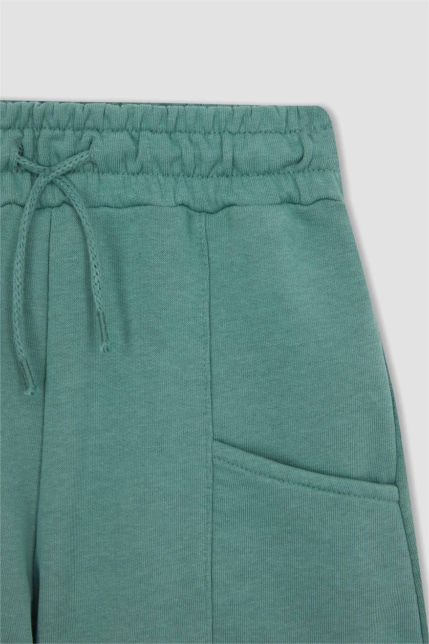 Дівчачий Світло зелений Шорти з тонкої тканини для дівчаток