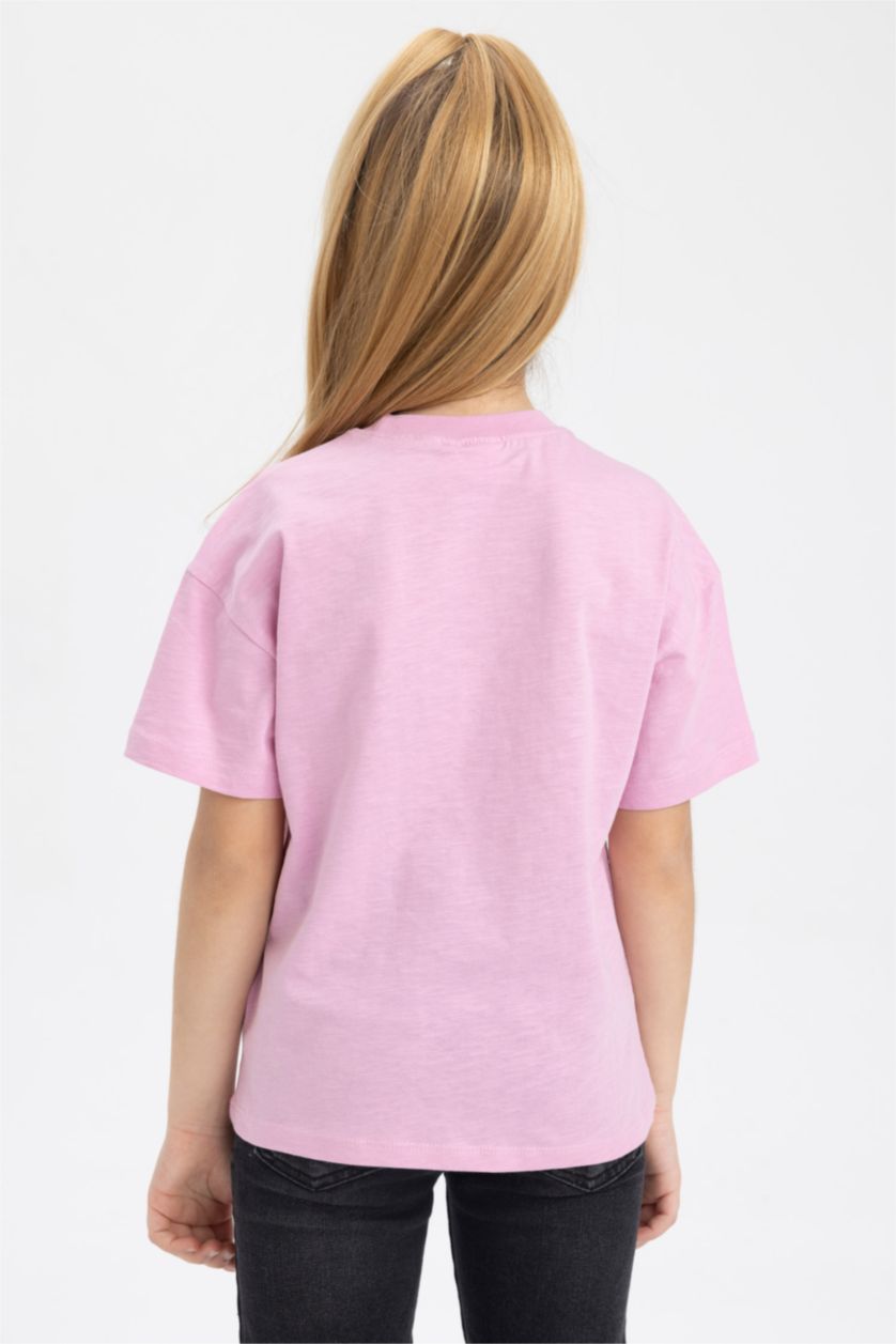 Girls & Teens Pink Girl Sonic the Hedgehog Relax Fit Short Sleeve T-Shirt