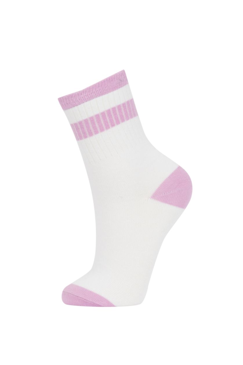 GIRLS & TEENS MIXED Girl DeFactoFit 5 Piece Cotton Long Socks