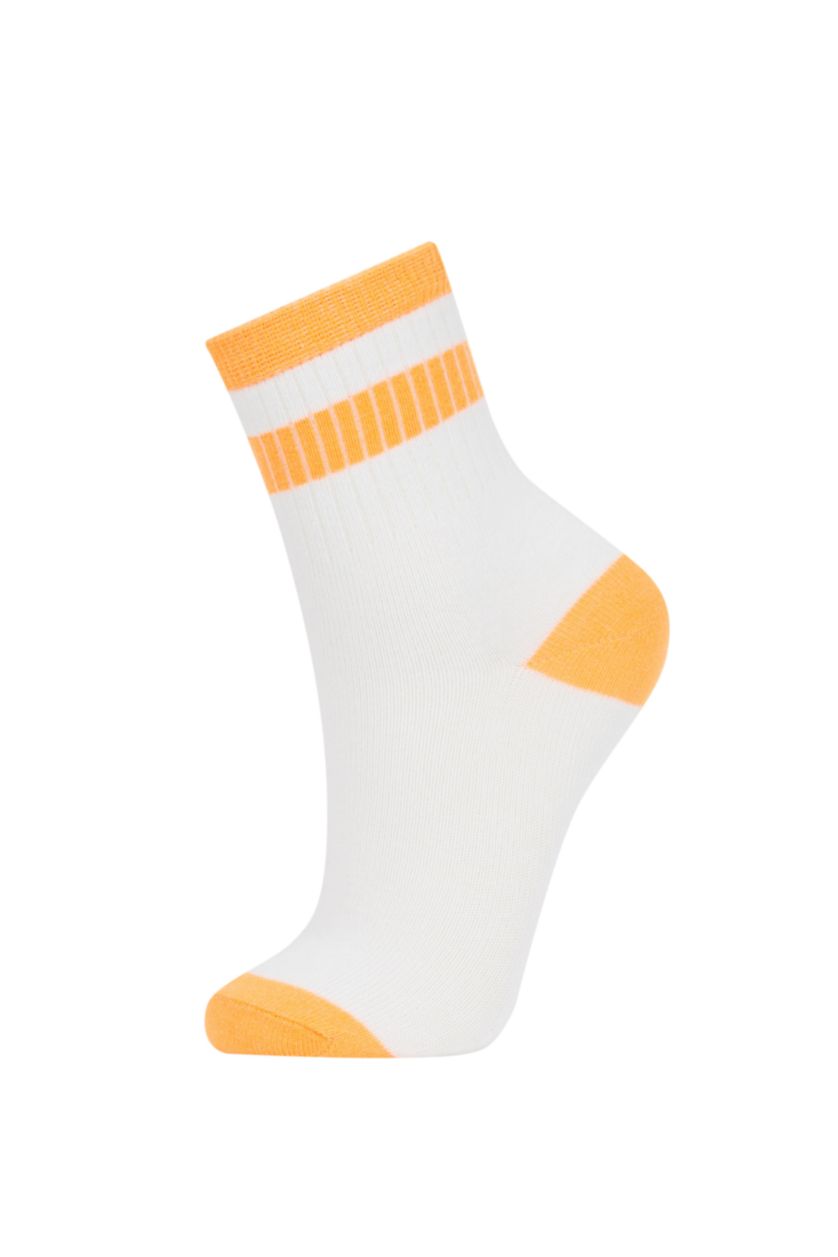 GIRLS & TEENS MIXED Girl DeFactoFit 5 Piece Cotton Long Socks