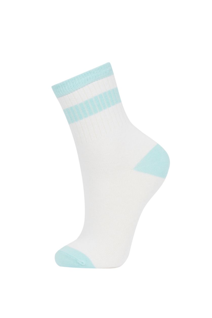 GIRLS & TEENS MIXED Girl DeFactoFit 5 Piece Cotton Long Socks