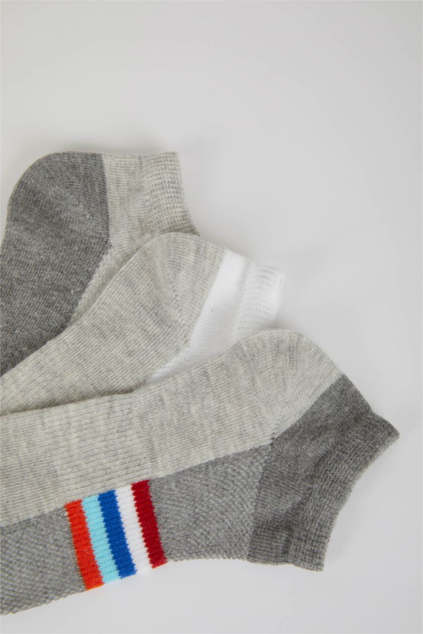 أولادي MIXED شرابات اولادي قصير قطن - 3 قطع