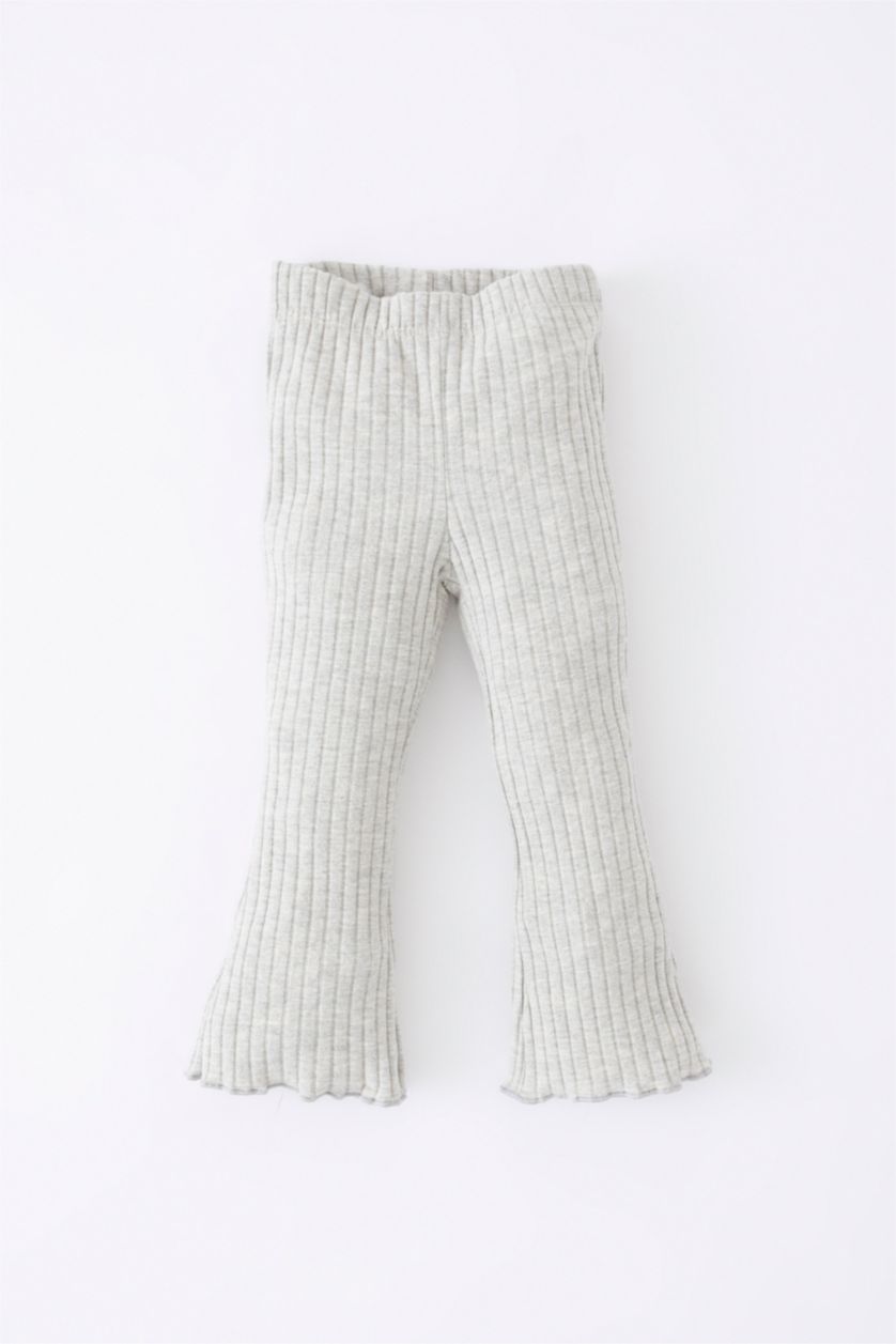 BABY GIRL Grey Baby Girl Flare Leggings