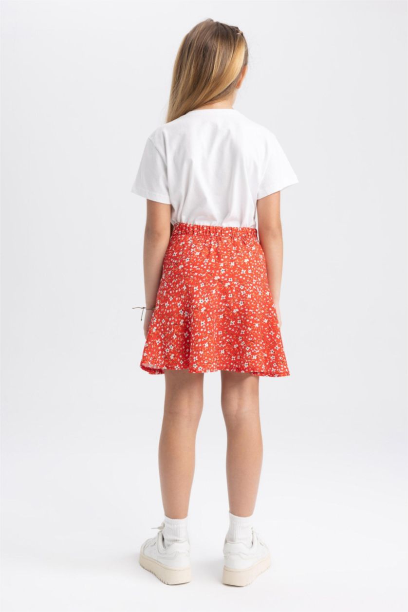 FILLES Rouge Jupe Viscose Fille