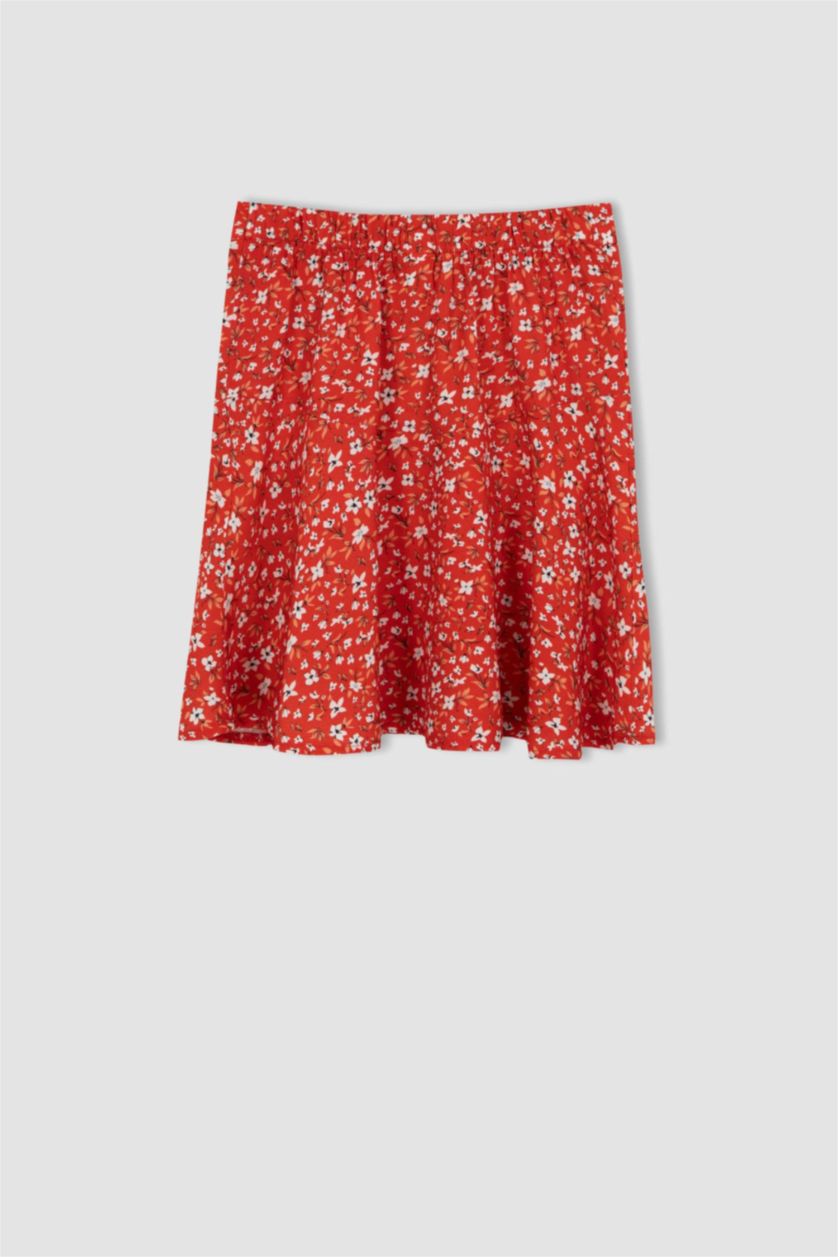 FILLES Rouge Jupe Viscose Fille