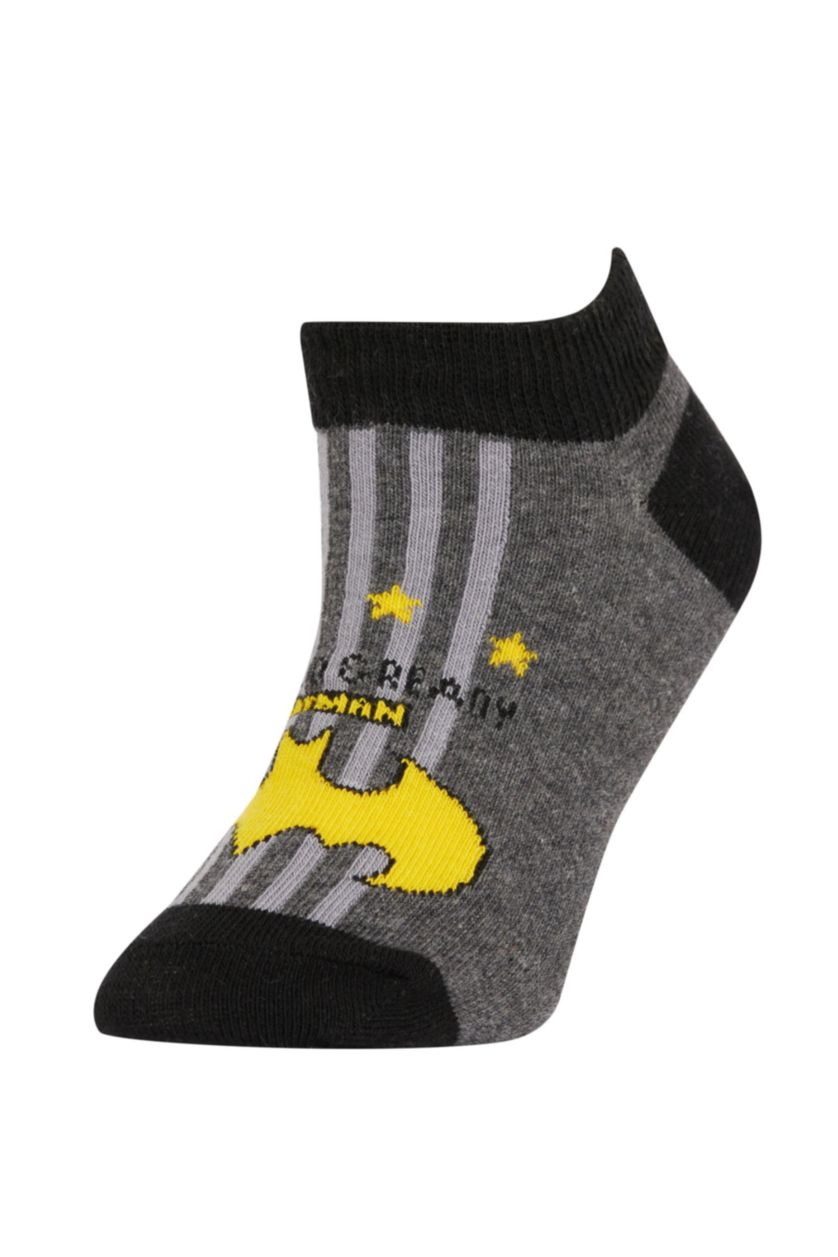 BOYS & TEENS MIXED Boy Batman Licensed 3 Pack Cotton Booties Socks