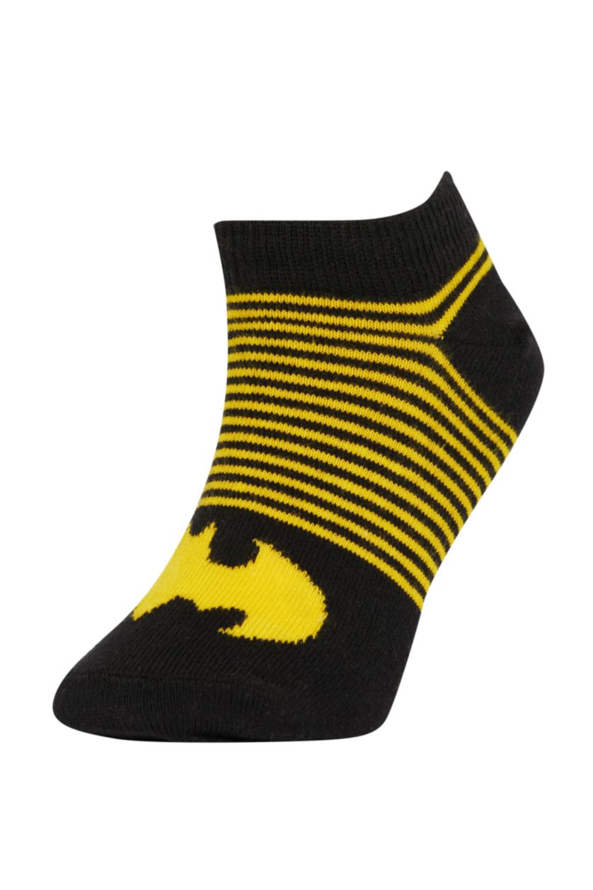 BOYS & TEENS MIXED Boy Batman Licensed 3 Pack Cotton Booties Socks