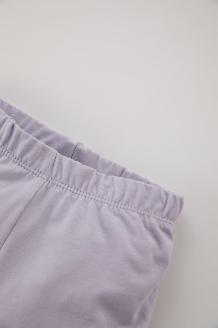 طفلة صغيرة أصفر فاتح ستريج بناتي بيبي بقصة عادية من قطعتين