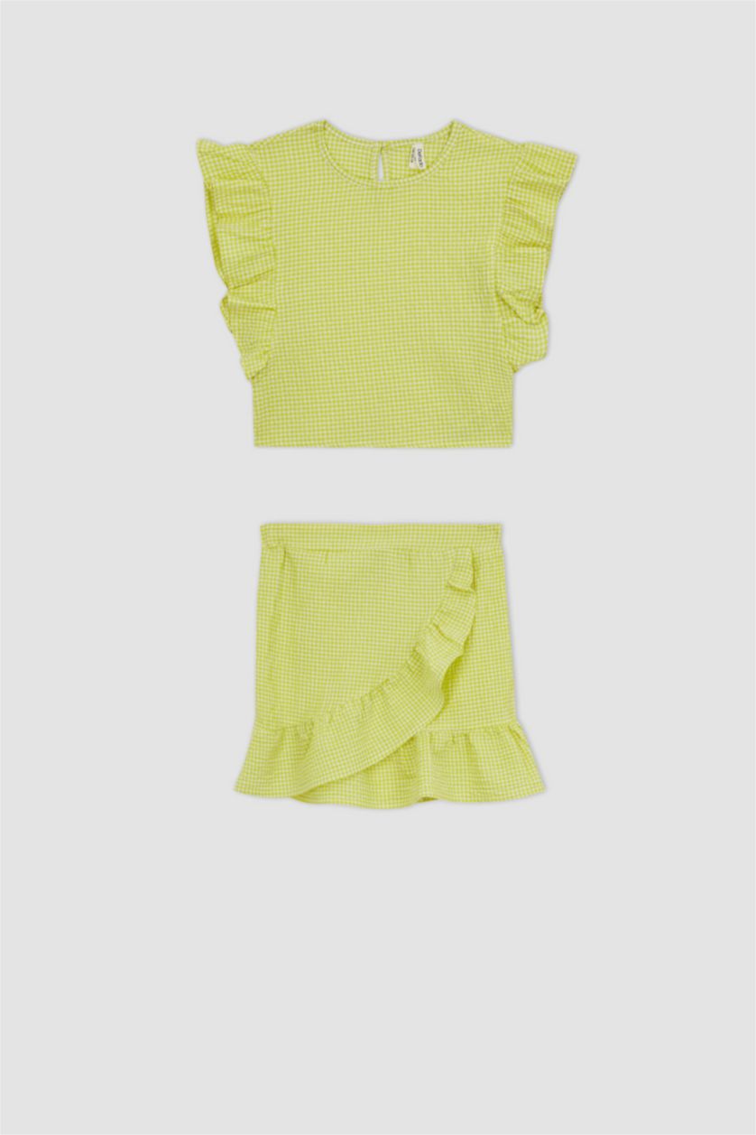 بنات أصفر سيت بناتي - قطعتين