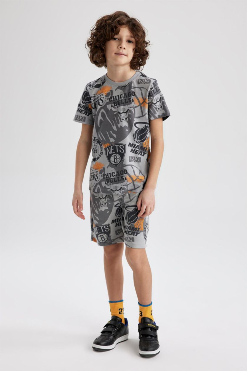 Мальчики и подростки Светло-серый Шорты NBA Current Teams для мальчиков