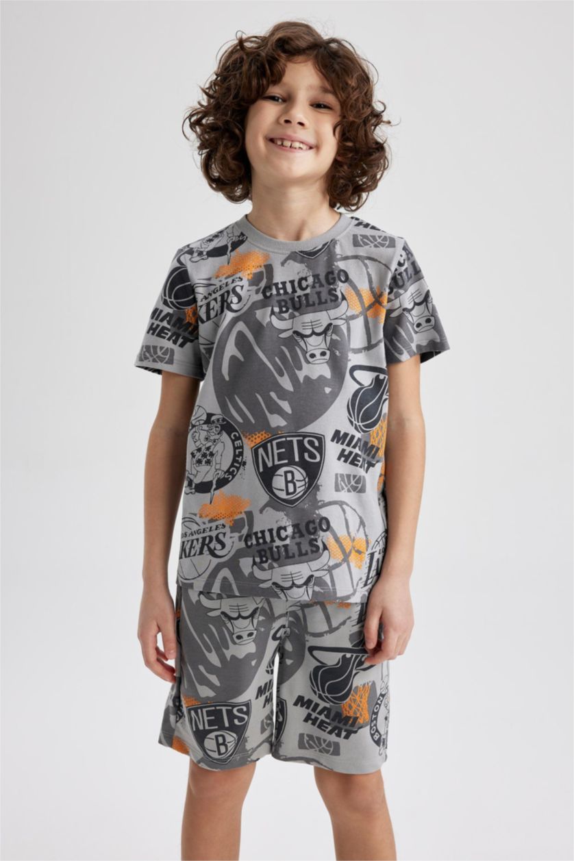 Мальчики и подростки Светло-серый Шорты NBA Current Teams для мальчиков