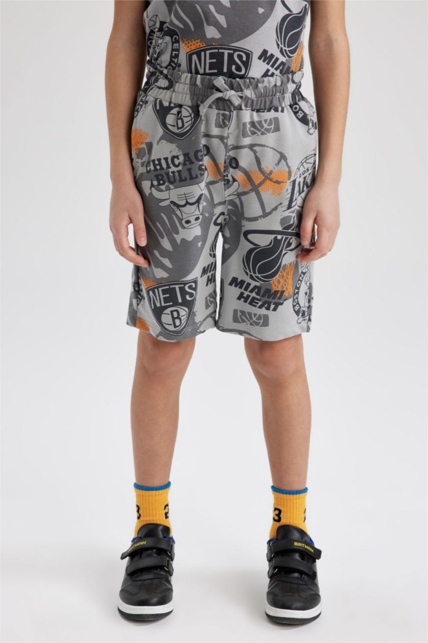 Мальчики и подростки Светло-серый Шорты NBA Current Teams для мальчиков