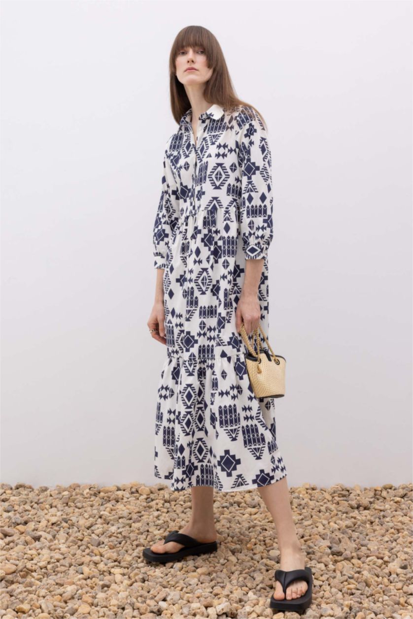 FEMME Beige Maxi Dress