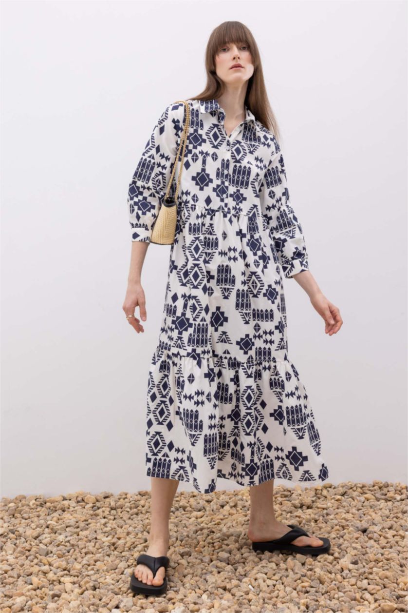 FEMME Beige Maxi Dress