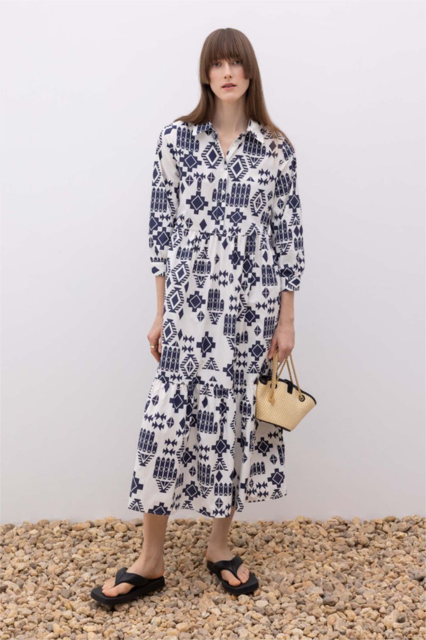 FEMME Beige Maxi Dress