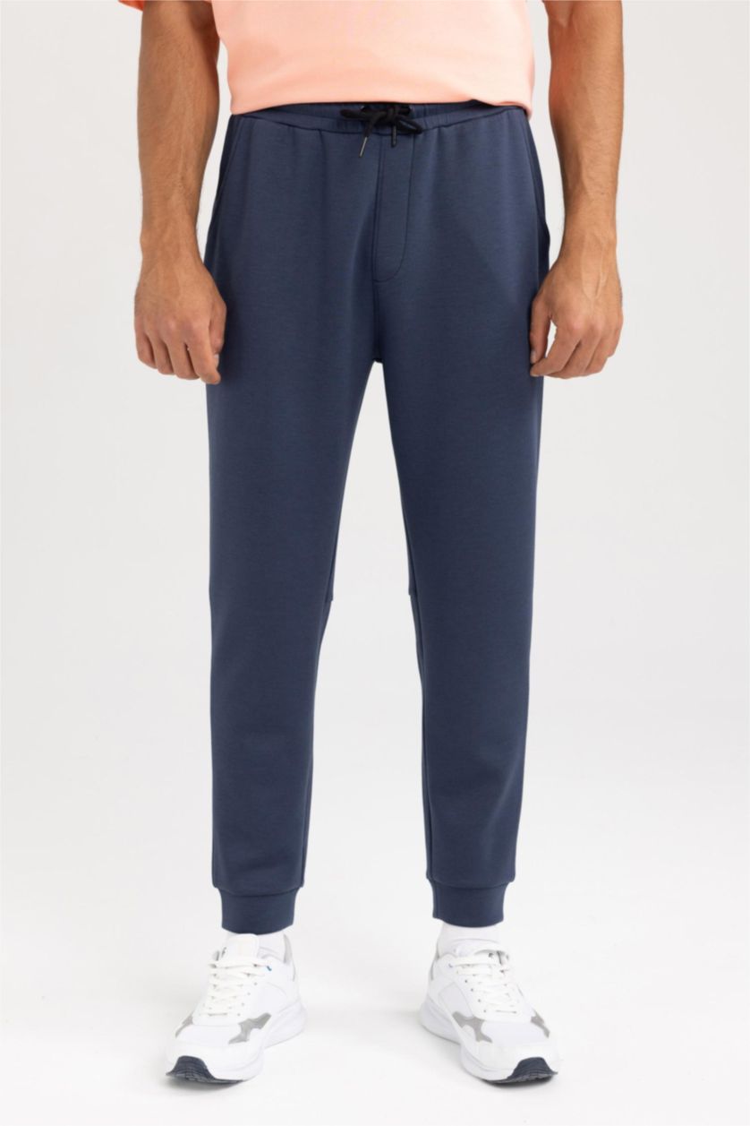 MAN NAVY Slim Fit Scuba Fabric Jogger