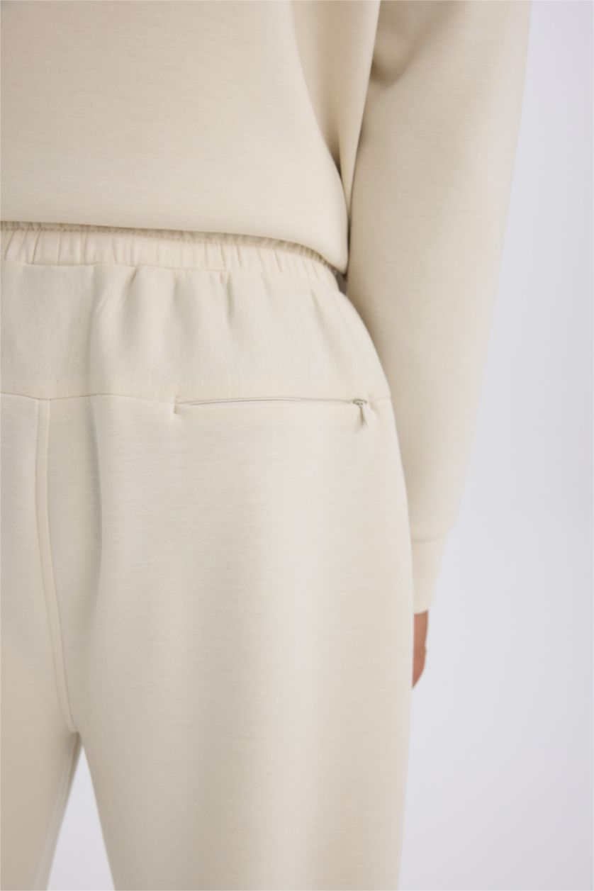 Erkek Taş Slim Fit Dar Kesim Standart Paça Skuba Dalgıç Kumaş Jogger Eşofman Altı