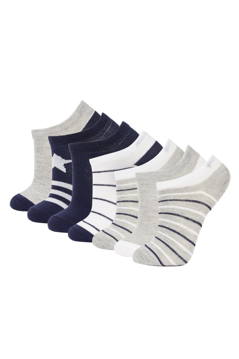 Boys & Teens NAVY Boy 7 Pack Cotton Booties Socks