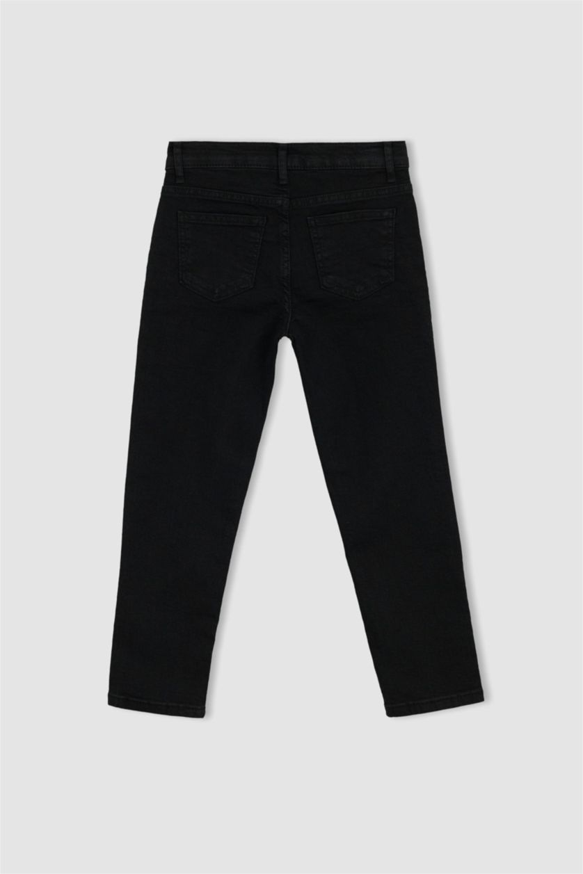 BOYS & TEENS Black Boy Regular Fit Jeans