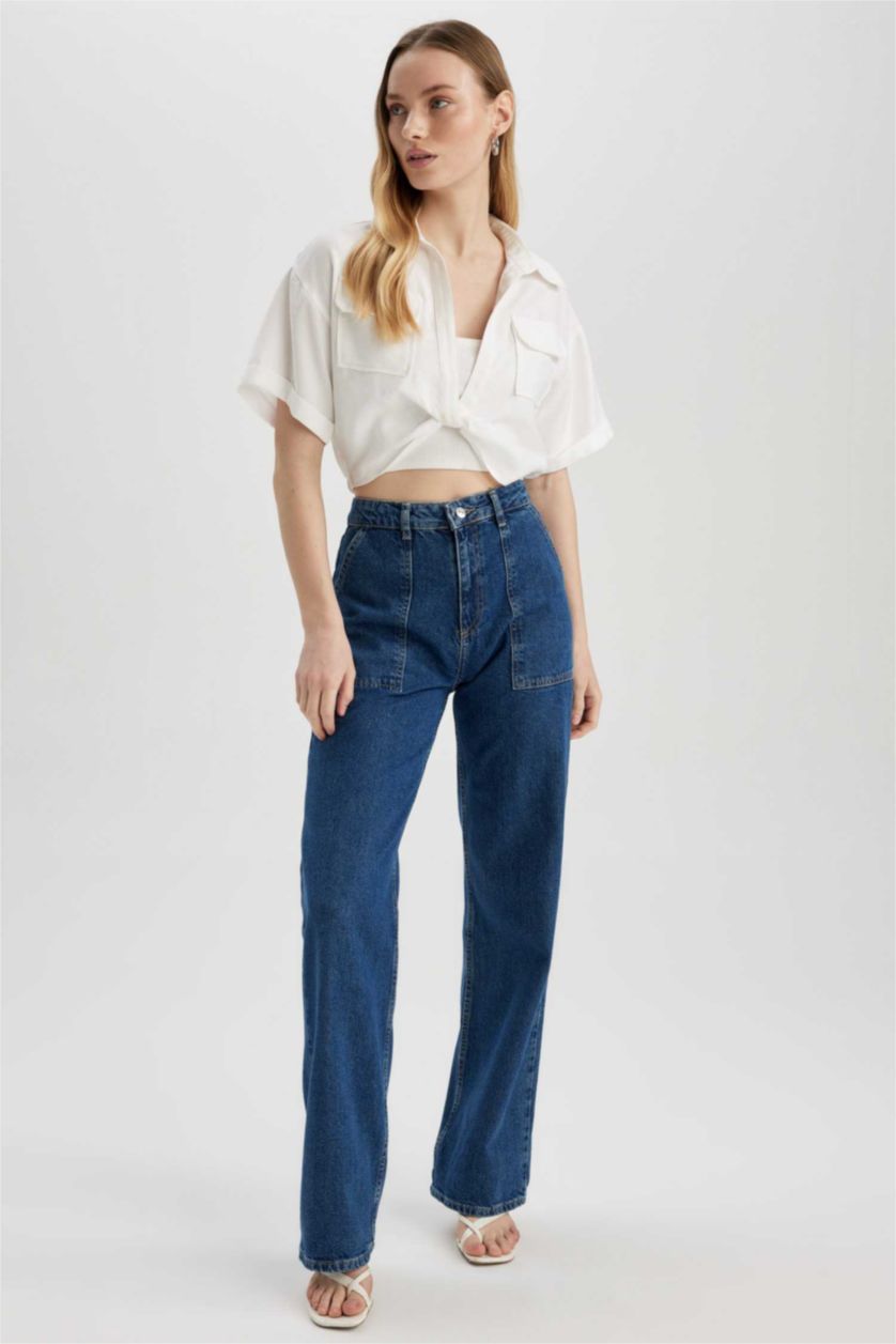 Женщины Белый Кроп топ с длинным рукавом