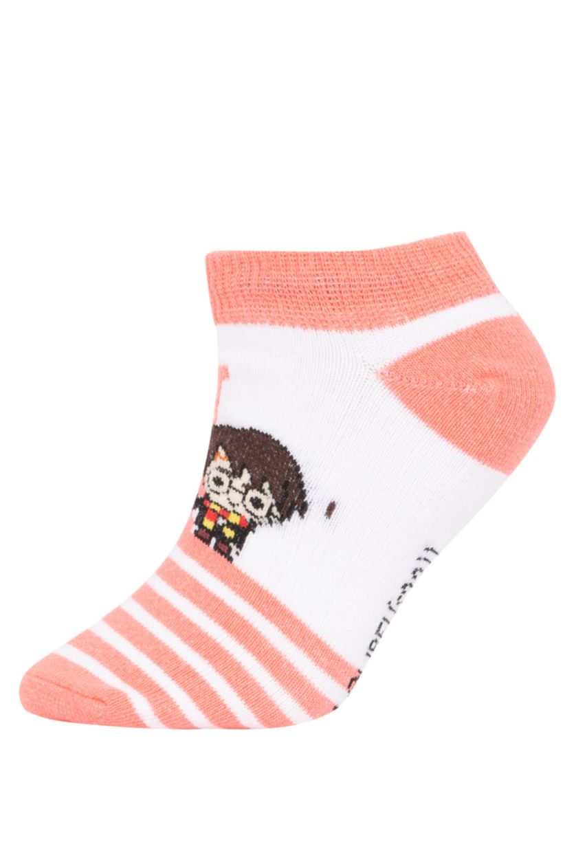 Kız Çocuk - Genç Kız Karma Kız Çocuk Harry Potter 3'lü Pamuklu Patik Çorap