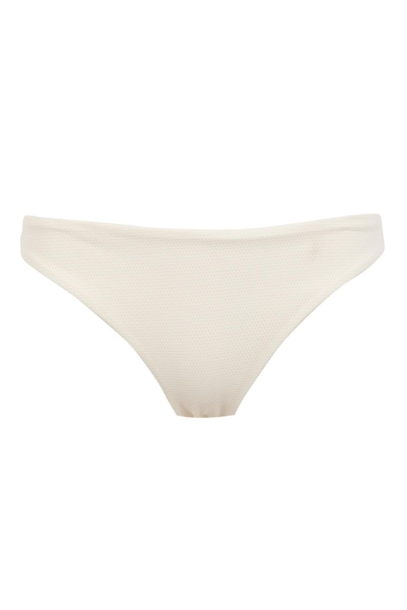 WOMAN Ecru Fall in Love Regular Fit Bikini Bottom